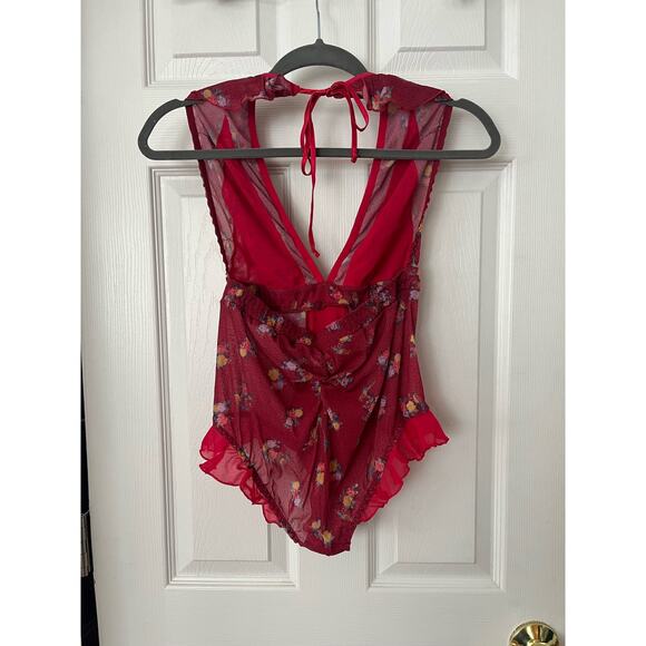We are HAH | NWT | Butterfly Printed Bodysuit | Cheap Perfume Wino Rec| Sz S - Picture 8 of 14